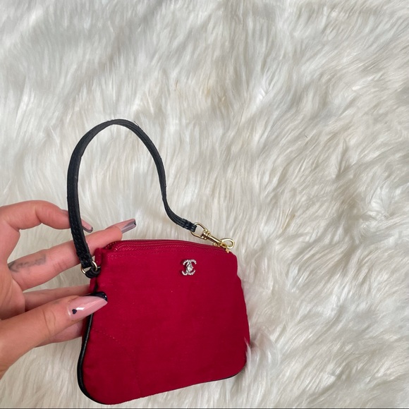 Chanel Mini Suede Wristlet - Picture 4 of 9
